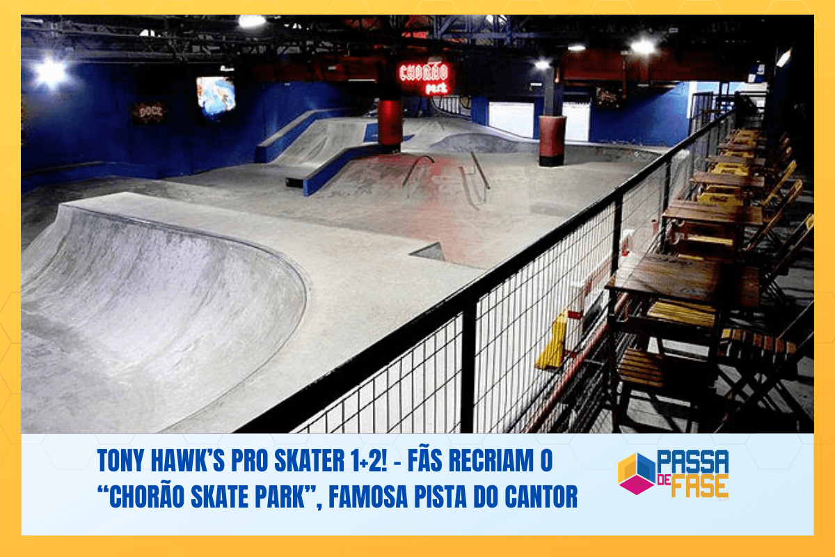 Tony Hawk’s Pro Skater 1+2! – Fãs recriam o “Chorão Skate Park”, famosa pista do cantor