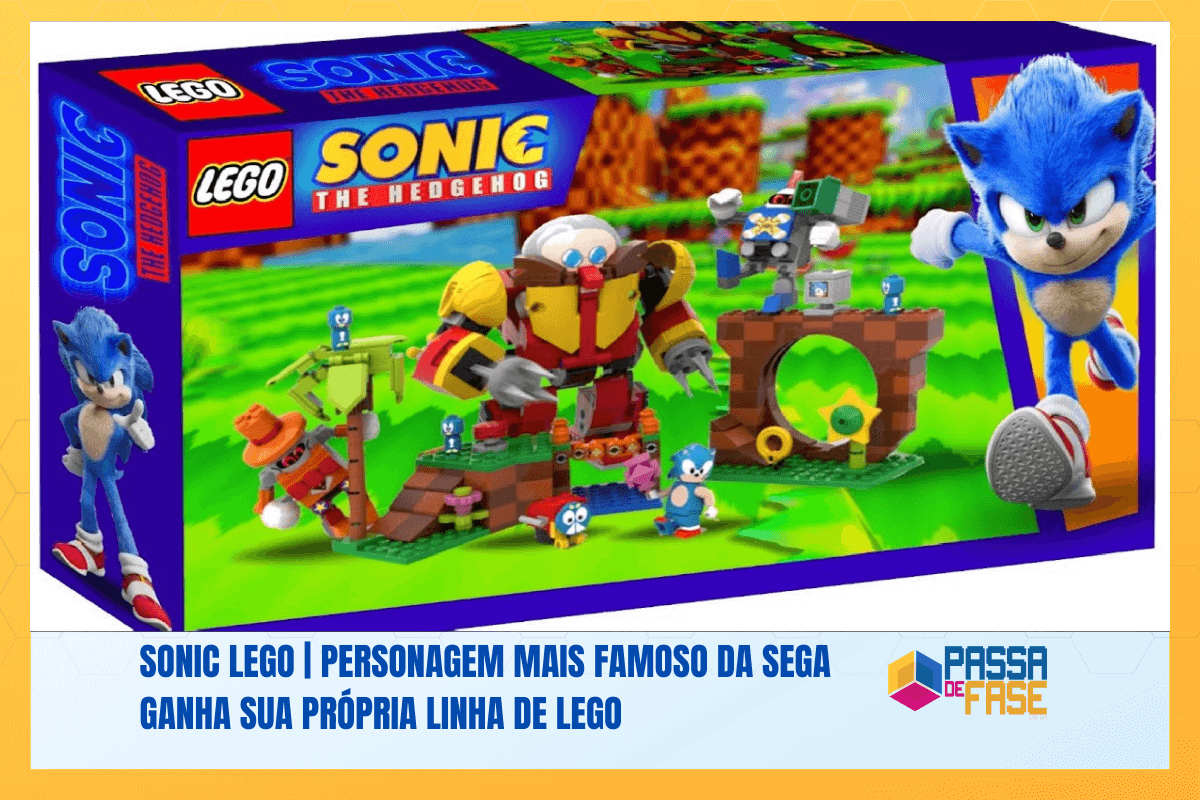 Sonic Lego | Personagem mais famoso da Sega ganha sua própria linha de Lego